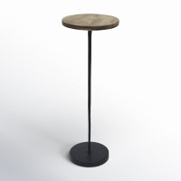Metal and Marble 21"H Side Drink Table for Elegant and Functional Accent by Joss and Main