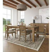 Laroche Dining Table Set with 6 Ladderback Chairs by Birch Lane