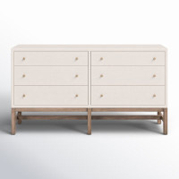 Hakana 6 Drawer Raffia Dresser by Birch Lane