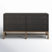 Hakana 6 Drawer Raffia Dresser by Birch Lane