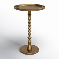 Nat Tray Top Pedestal End Table by Birch Lane