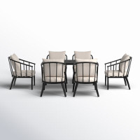 Serena 6-Person Outdoor Dining Set by Birch Lane