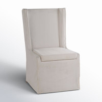 Rooney Upholstered Parsons Chair in Gray by Birch Lane