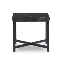 Nelida End Table-White Marble by Birch Lane