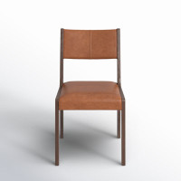Bruna Leather Side Chair by Birch Lane