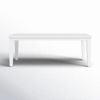 Lilah White Aluminum Coffee Table by Birch Lane