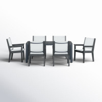 Sharelle Outdoor Dining Set of 7pcs by Birch Lane