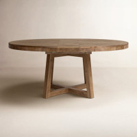 Pelia 72.01" Extendable Solid Wood Dining Table by Birch Lane