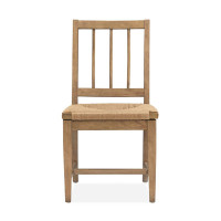 Solid Wood Woven Side Chair by Birch Lane