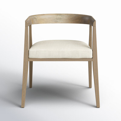 Callista Arm Chair in White by Birch Lane
