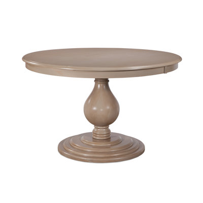 Kehoe Rubberwood Solid Wood Pedestal Dining Table by Birch Lane