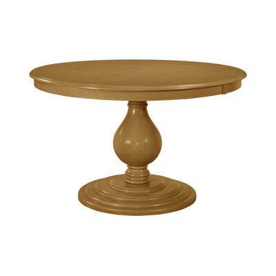 Kehoe Rubberwood Solid Wood Pedestal Dining Table by Birch Lane