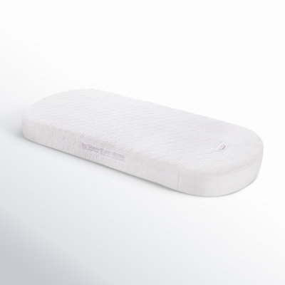 Hula Pure Core Non-Toxic Oval 4.25" Crib Mattress by babyletto