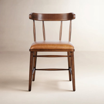 Waverly Dining Chair-Chaps Saddle by Birch Lane