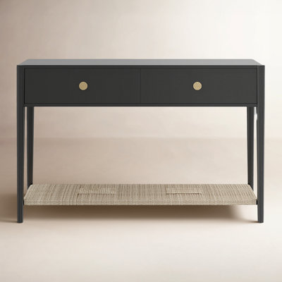 Madeline Console Table, Charcoal Gray by Birch Lane