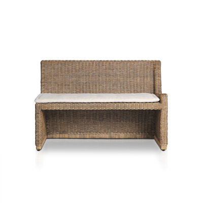 Senna Woven Dining Bench by Amber Lewis x Four Hands