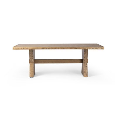 Jarrett Dining Table 84"-Drifted Oak Solid by Birch Lane