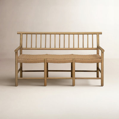 Sha Creek Mindi Bench, Natural by Birch Lane