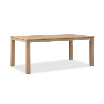 Morell Solid Eucalyptus Wood Outdoor Dining Table by Birch Lane