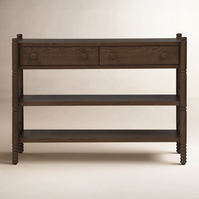 Tanisha Oak Console Table by Darby Home Co