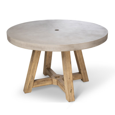 Isabela Round Outdoor Dining Table by Birch Lane
