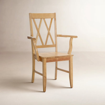 Yelena Double X-Back Arm Chair by Birch Lane