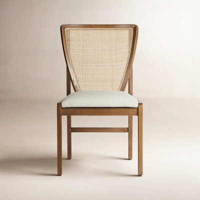 Arcenia Parsons Chair in Neutral by Birch Lane