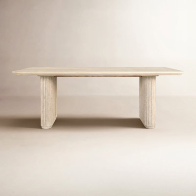Vander 84" Oak Wood Dining Table by Joss and Main