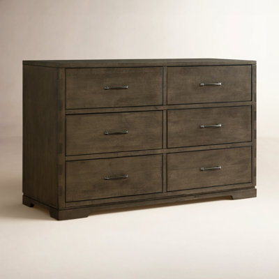 Jonathan 6-Drawer Contemporary Wood Dresser by Birch Lane