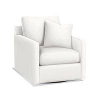 Bel-Air 36 inches Wide Swivel Armchair by Braxton Culler