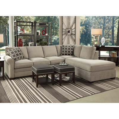 Bedford Two-Piece Bumper Sectional With Sleeper by Braxton Culler
