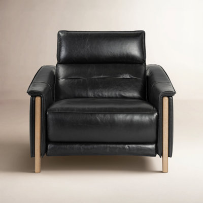 Avron Cullman Leather Power Recliner Accent Chair by Birch Lane