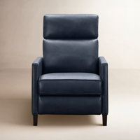Morlan 30.8" Wide Genuine Leather Power Zero Gravity Recliner by Birch Lane