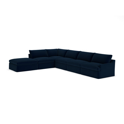 Wrenley 6-Piece Slipcovered Modular Sectional Right Hand Facing by Birch Lane