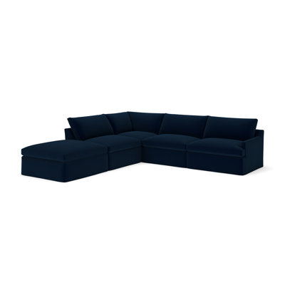 Wrenley 5-Piece Slipcovered Modular Sectional by Birch Lane