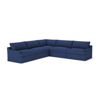 Wrenley 5-Piece Slipcovered Modular Sectional by Birch Lane