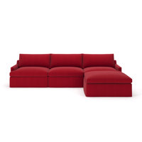 Wrenley 4-Piece Slipcovered Modular Sectional by Birch Lane