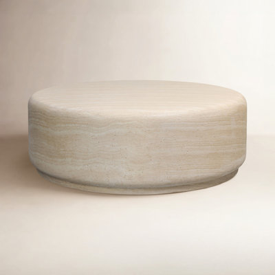Venetia Outdoor Coffee Table-Sand Striae by Amber Lewis x Four Hands