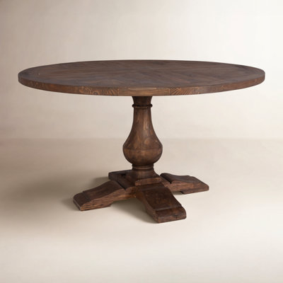 McKew 54" Solid Wood Pedestal Dining Table by Birch Lane