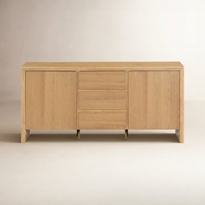 Darnell Wood 3 Drawer Sideboard by Latitude Run