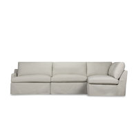 Wrenley 4-Piece Slipcovered Modular Sectional by Birch Lane