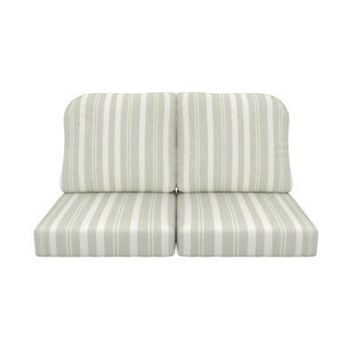 Amala Indoor/Outdoor Sunbrella® Loveseat Cushion by Birch Lane