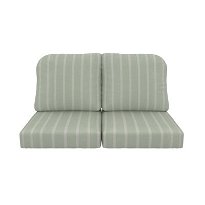 Amala Indoor/Outdoor Sunbrella® Loveseat Cushion by Birch Lane