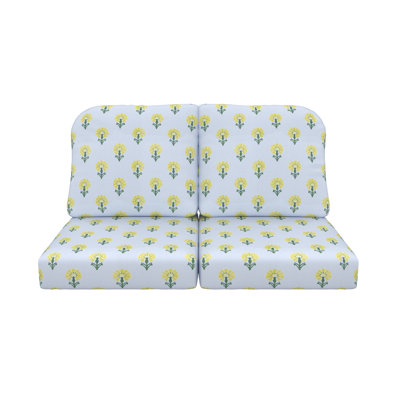 Amala Indoor/Outdoor Sunbrella® Loveseat Cushion by Birch Lane