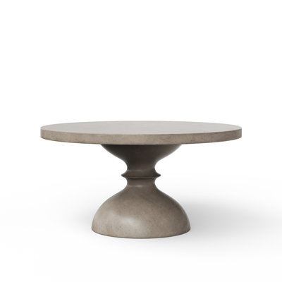 59" Concrete Pedestal Dining Table by Birch Lane