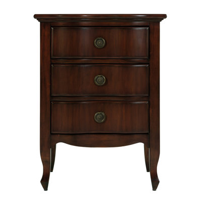 Nigel 21.5 in. W Rectangular Wood 3 Drawer Accent Chest by Birch Lane