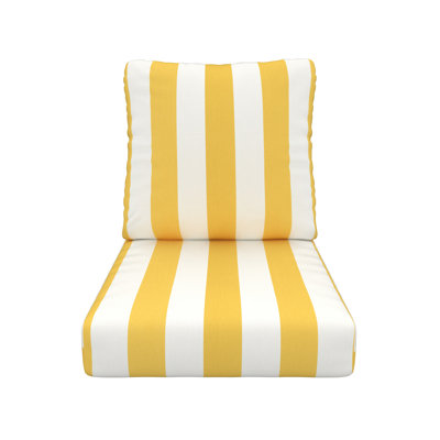 Amala Deep Seating Outdoor Sunbrella® Seat/Back Cushion by Birch Lane