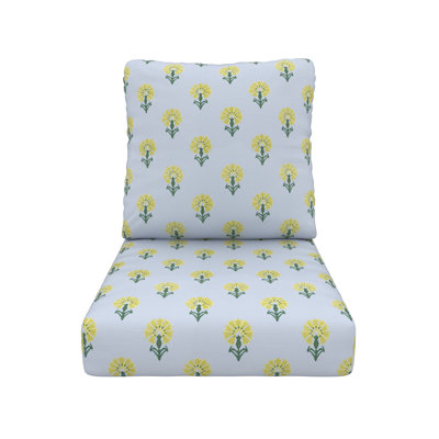 Amala Deep Seating Outdoor Sunbrella® Seat/Back Cushion by Birch Lane