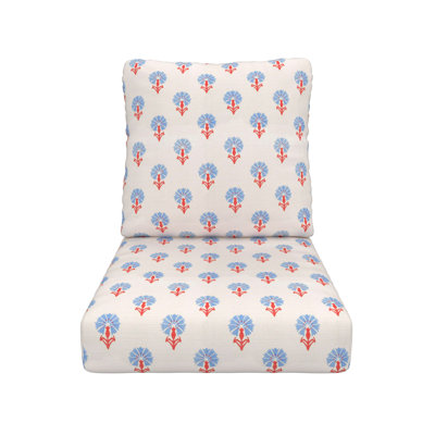 Amala Deep Seating Outdoor Sunbrella® Seat/Back Cushion by Birch Lane