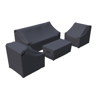 Carlton Outdoor Conversation Set Group Seating Patio Furniture Covers by Birch Lane
